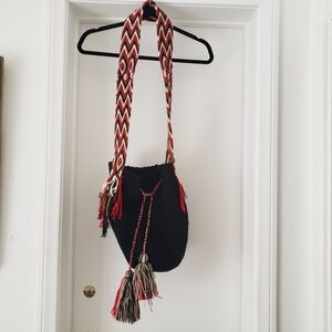 Handmade boho crochet bag